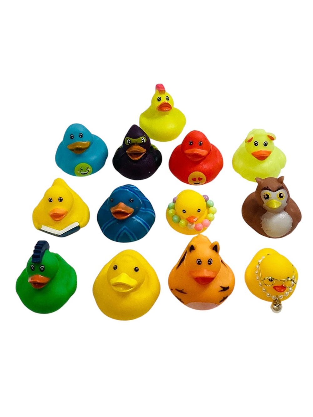 🐵 Bundle of Assorted Rubber Ducks - 13pc.